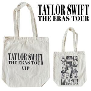 NEW Taylor Swift THE ERAS TOUR VIP Canvas Tote Bag Official Concert Merch